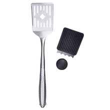 Load image into Gallery viewer, Azuma stainless steel spatula and grill cleaner.
