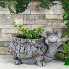 Load image into Gallery viewer, Azuma Garden Planter Animal Shape Slate Grey Mosaic 34cm
