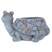 Load image into Gallery viewer, Azuma Garden Planter Animal Shape Slate Grey Mosaic 34cm
