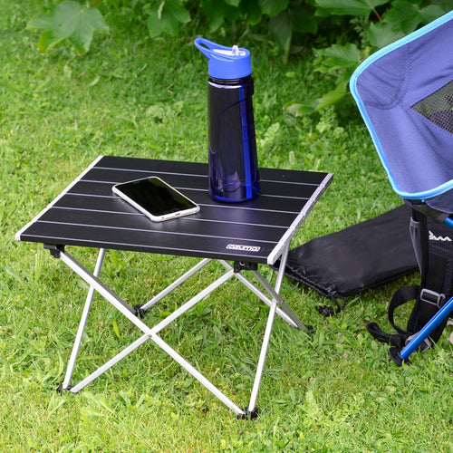 Azuma Lightweight Mini Folding Table Black Camping Picnic XS7379