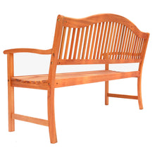 Load image into Gallery viewer, Azuma 3 Seat Wooden Bench Garden Hardwood Furniture XS7095
