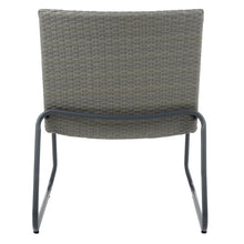 Load image into Gallery viewer, Azuma Como Bistro Set Grey Rattan Garden Chairs Steel Table XS6958
