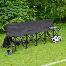 Load image into Gallery viewer, Azuma 5 Seat Folding Bench Sports Camping Football Team

