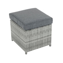 Load image into Gallery viewer, Azuma Monza 9 Piece Cube Set Grey Rattan Garden Furniture XS7058

