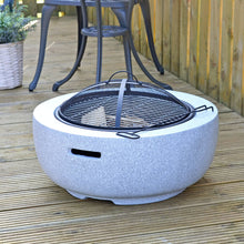 Load image into Gallery viewer, Azuma Fuego Fire Pit Heavy Ceramic Wood Burner Garden Heater
