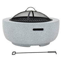 Load image into Gallery viewer, Azuma Fuego Fire Pit Heavy Ceramic Wood Burner Garden Heater
