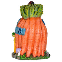 Load image into Gallery viewer, Azuma novelty carrot post office solar light side view. 
