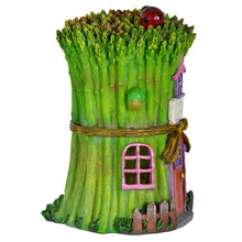 Load image into Gallery viewer, Azuma novelty asparagus school solar light side view. 
