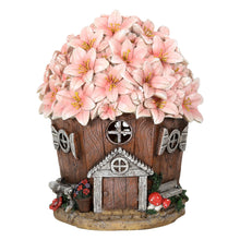 Load image into Gallery viewer, Blossom house solar ornament.
