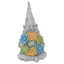 Load image into Gallery viewer, Azuma Solar Garden Ornament 6 White LED Lights Frog Gnome Gnome XS6899
