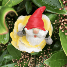 Load image into Gallery viewer, Azuma Set Of 4 Garden Gnome Stakes Resin Decoration 38cm XS7001
