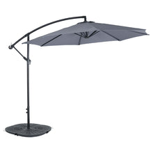 Load image into Gallery viewer, Azuma 3m Banana overhanging parasol in grey.
