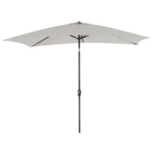 Load image into Gallery viewer, Azuma 3m x 2m Rectangle Tilting Garden Parasol Crank Handle Silver XS6925
