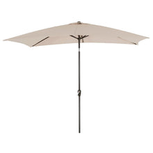 Load image into Gallery viewer, Azuma 3m x 2m Rectangle Tilting Garden Parasol Crank Handle Taupe XS6062
