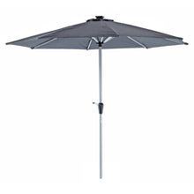 Load image into Gallery viewer, Azuma LED Garden Parasol 3m Light Up Grey Patio Umbrella XS6637
