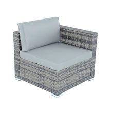 Load image into Gallery viewer, Corner seat from the Azuma Monaco rattan furniture set.
