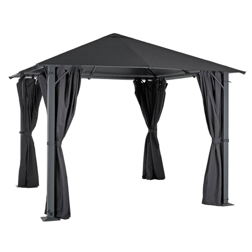 Azuma Replacement Canopy Pavilion Gazebo 3m Roof Grey XS7590