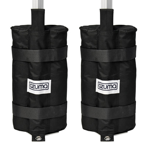 Azuma Ultimate Gazebo Leg Base Weight Bags Set Of 2 Black XS7355