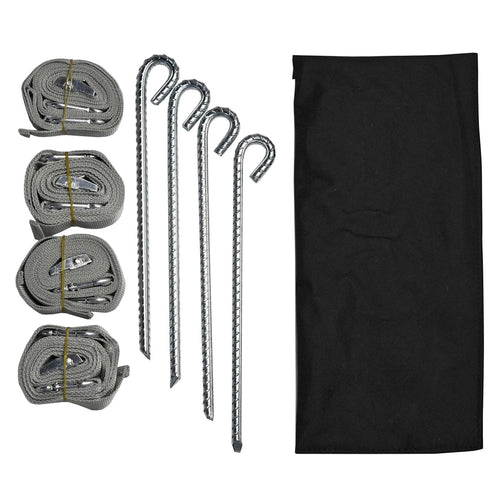 Azuma Ultimate Gazebo Tie Down Kit 4 Steel Pegs Ropes Bag XS7354
