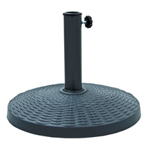 Load image into Gallery viewer, Azuma 12kg grey poly resin parasol base.
