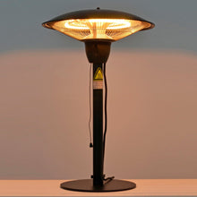 Load image into Gallery viewer, Azuma Table Top Patio Heater Halogen Tube Pull Switch 1500w XS7084
