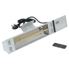 Load image into Gallery viewer, Azuma Wall Mount Patio Heater Remote Control 2 Settings 1500w XS7083

