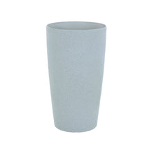 Load image into Gallery viewer, Azuma tall grey stone effect round plant pot.
