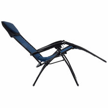 Load image into Gallery viewer, Azuma Padded Zero Gravity Garden Relaxer Chair - 2 Tone Blue XS6959
