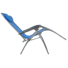 Load image into Gallery viewer, Azuma Textilene Zero Gravity Relaxer Chair - French Blue XS6961
