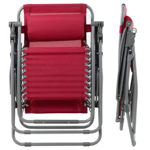 Load image into Gallery viewer, Azuma Textilene Zero Gravity Relaxer Chair - Persian Red XS6965
