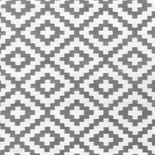 Load image into Gallery viewer, detail shot of grey geometric diamond pattern design
